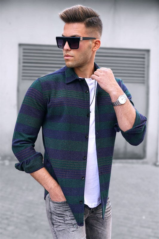MDX Madmext Green Men's Shirt 5517 - Borehamwood