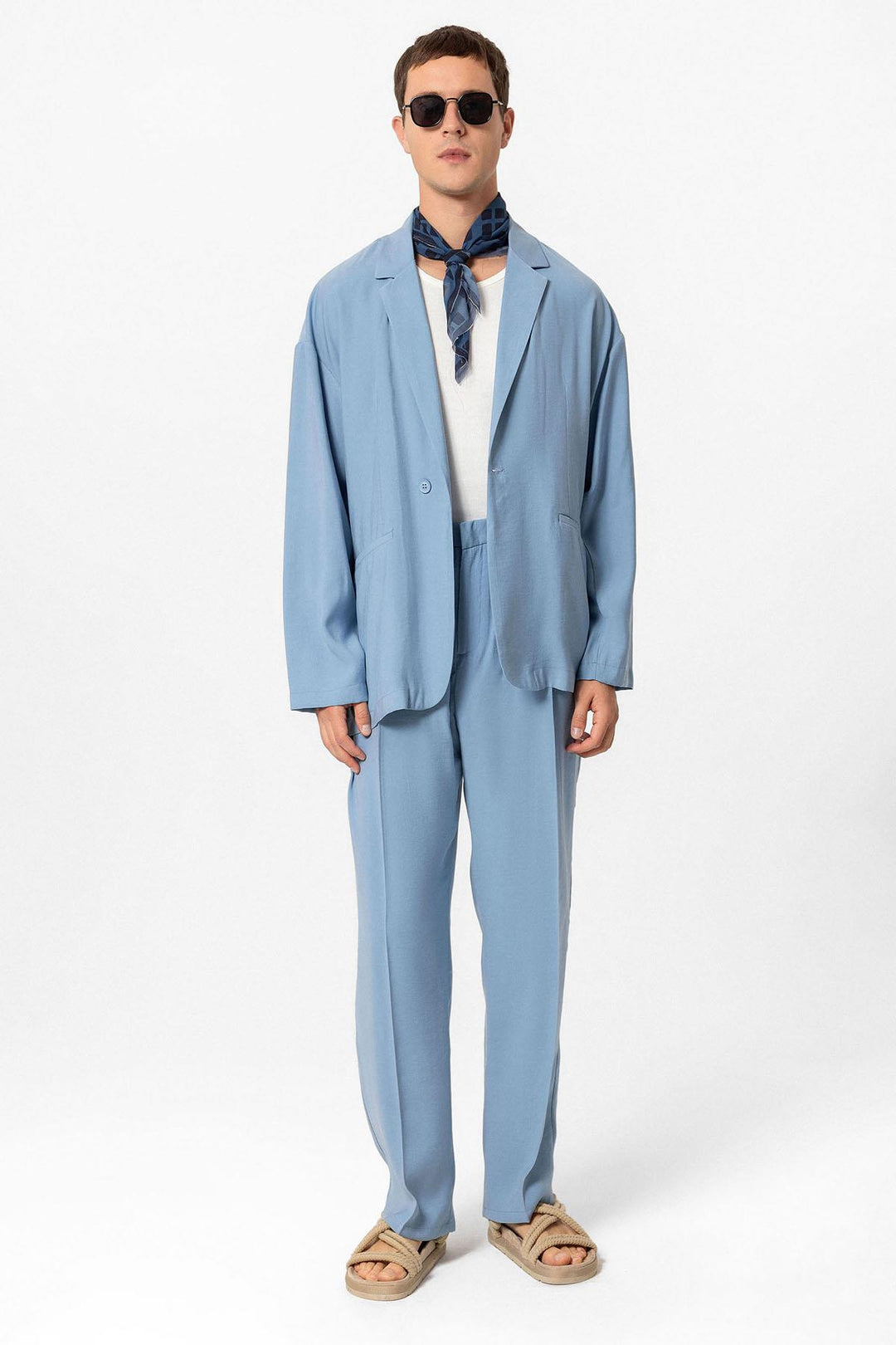 ANT Oversized Unlined Men's Blazer Jacket - Brick