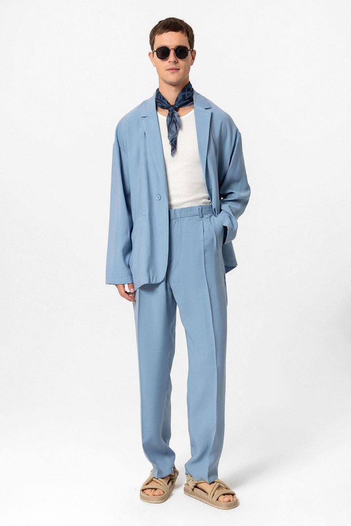 ANT Oversized Unlined Men's Blazer Jacket - Brick
