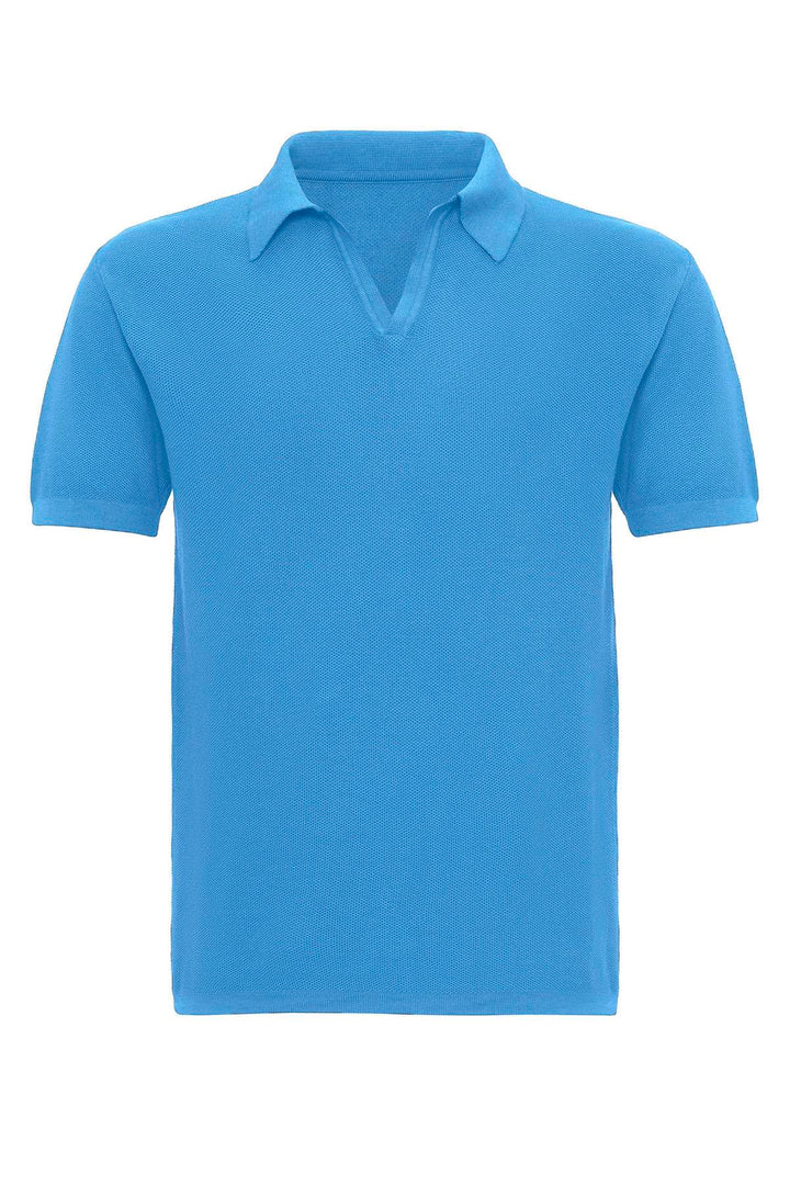 ANT Polo Yaka Erkek Triko T-Shirt - Bellflower