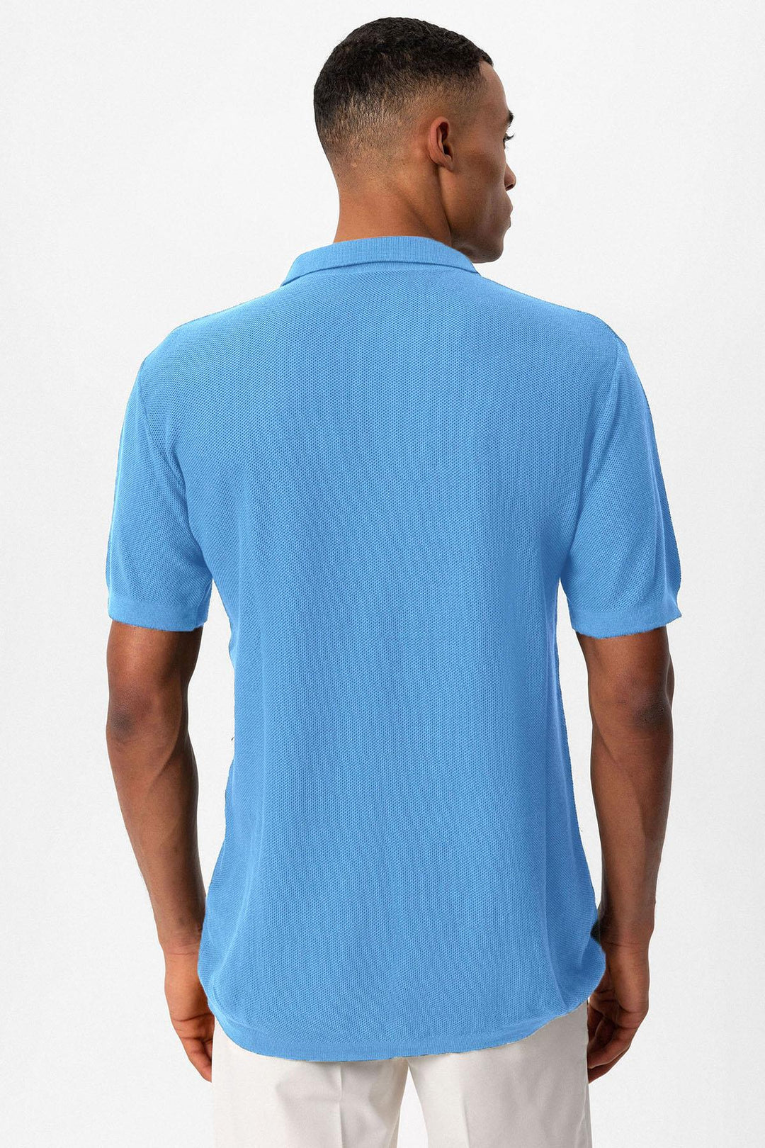 ANT Polo Yaka Erkek Triko T-Shirt - Bellflower