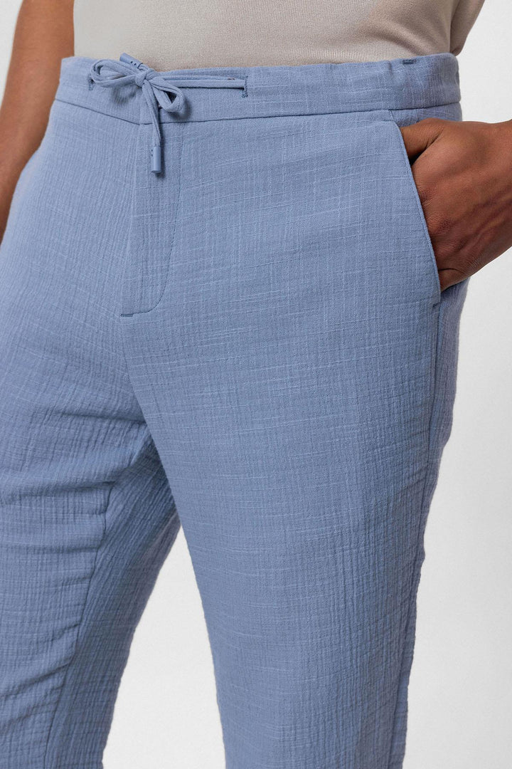 ANT Regular Fit Men's Trousers with Drawstring Waist - Paterna