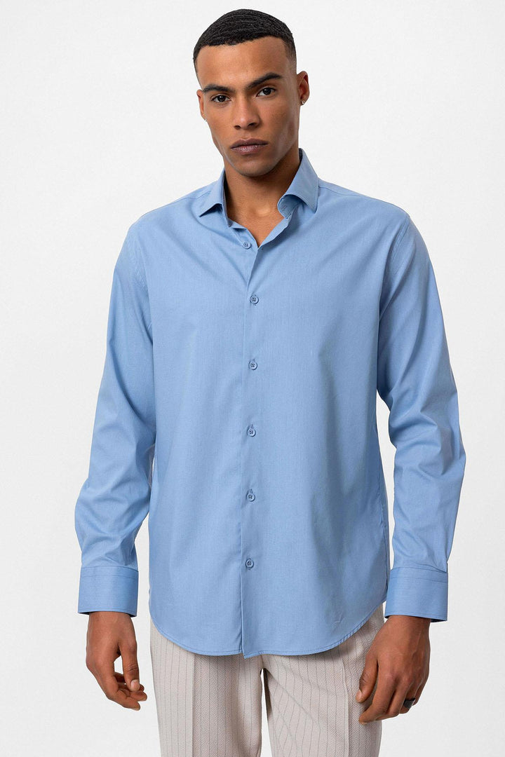 ANT Slim Fit Classic Men's Shirt - Myrnohrad