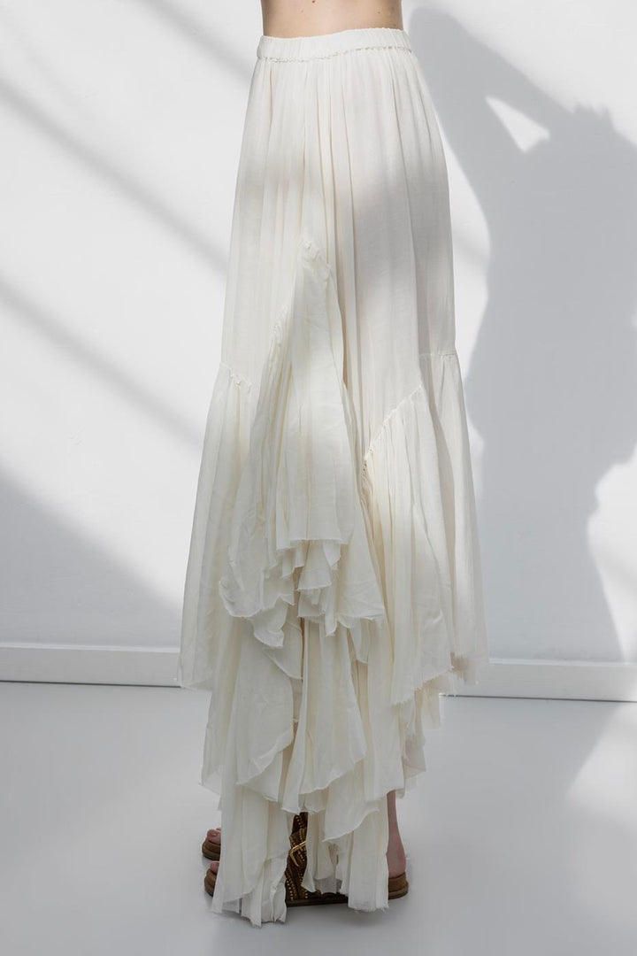 BSL Women Midi Skirt with Handkerchief Hem Detail - Mülheim