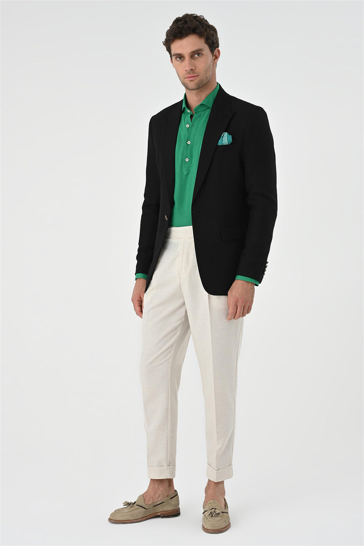 ANT Metal Single Button Men's Blazer Jacket - Cascais
