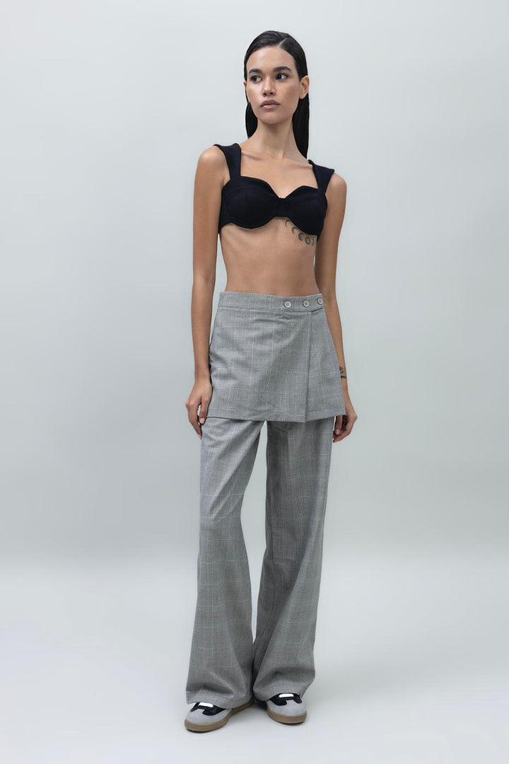 BSL Women Skirt Detailed Palazzo Pants - Rockford