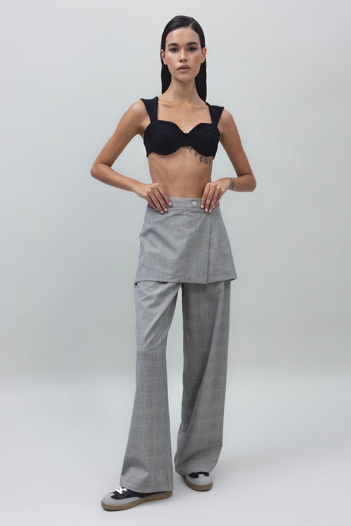 BSL Women Skirt Detailed Palazzo Pants - Rockford
