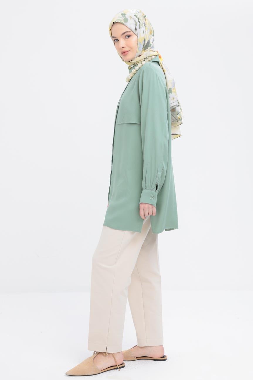 TLD Women Allday Mint Mint-Front Windbreaker Shirt - Berdiansk