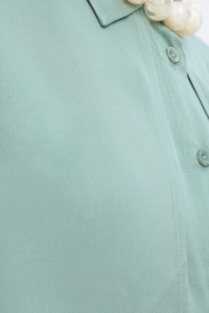 TLD Women Allday Mint Mint-Front Windbreaker Shirt - Berdiansk