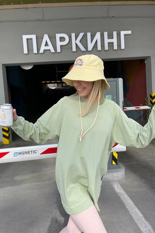 MDX Mint Green Basic Bicycle Neck Women's Sweatshirt MG1676 - Bristol