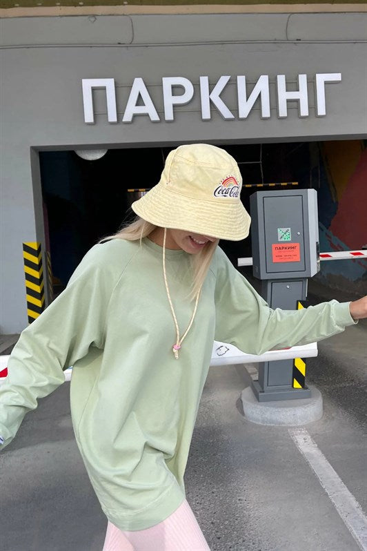 MDX Mint Green Basic Bicycle Neck Women's Sweatshirt MG1676 - Bristol