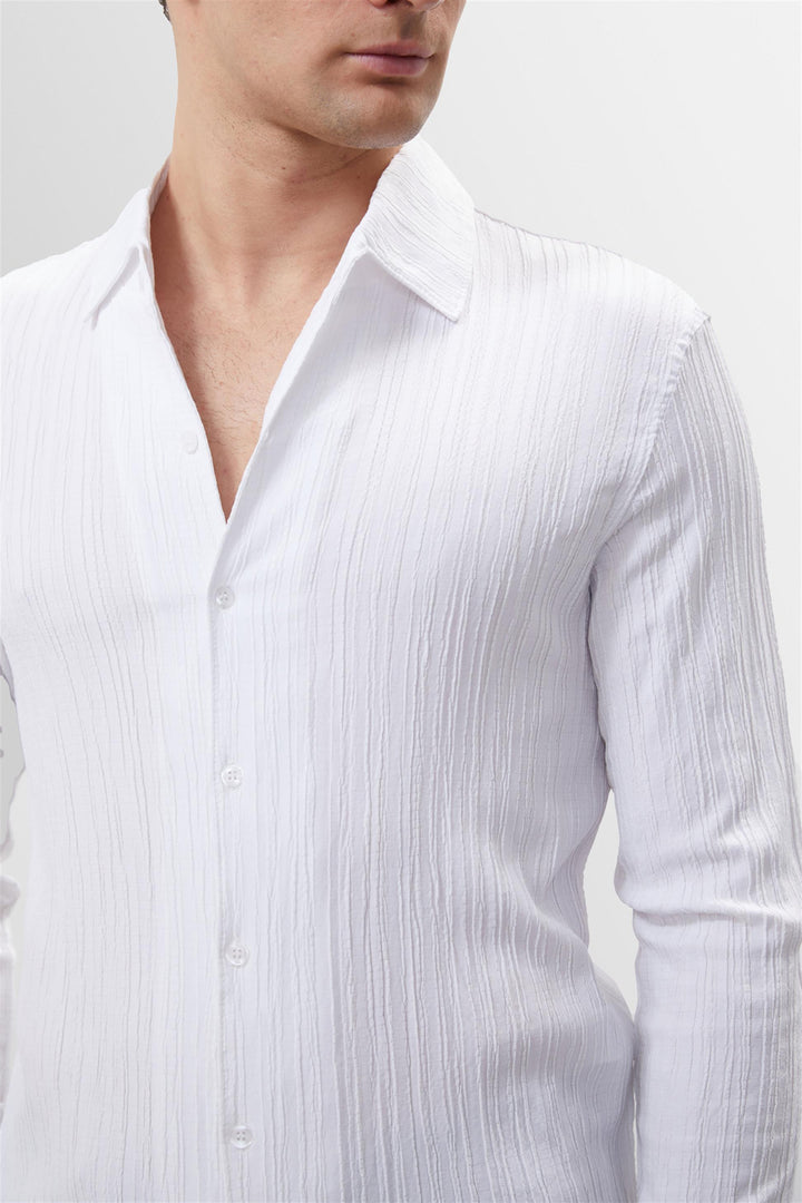 ANT Muslin Fabric Slim Fit Men's Shirt - Cabo San Lucas