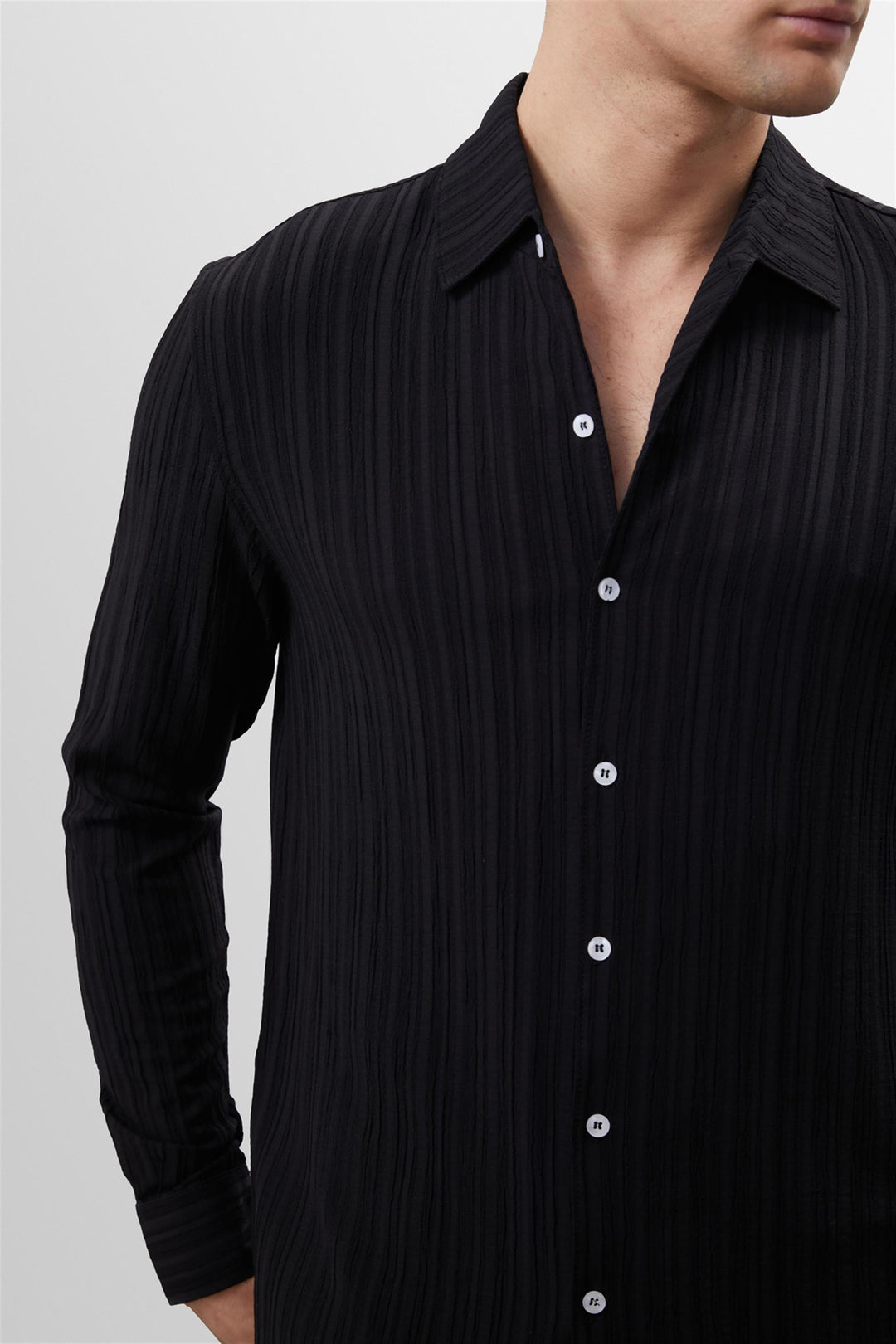 ANT Muslin Fabric Slim Fit Men's Shirt - Vawkavysk