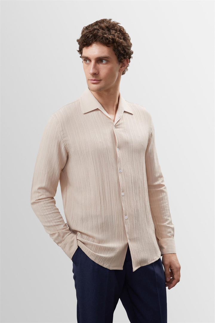 ANT Muslin Fabric Slim Fit Men's Shirt - Avignon