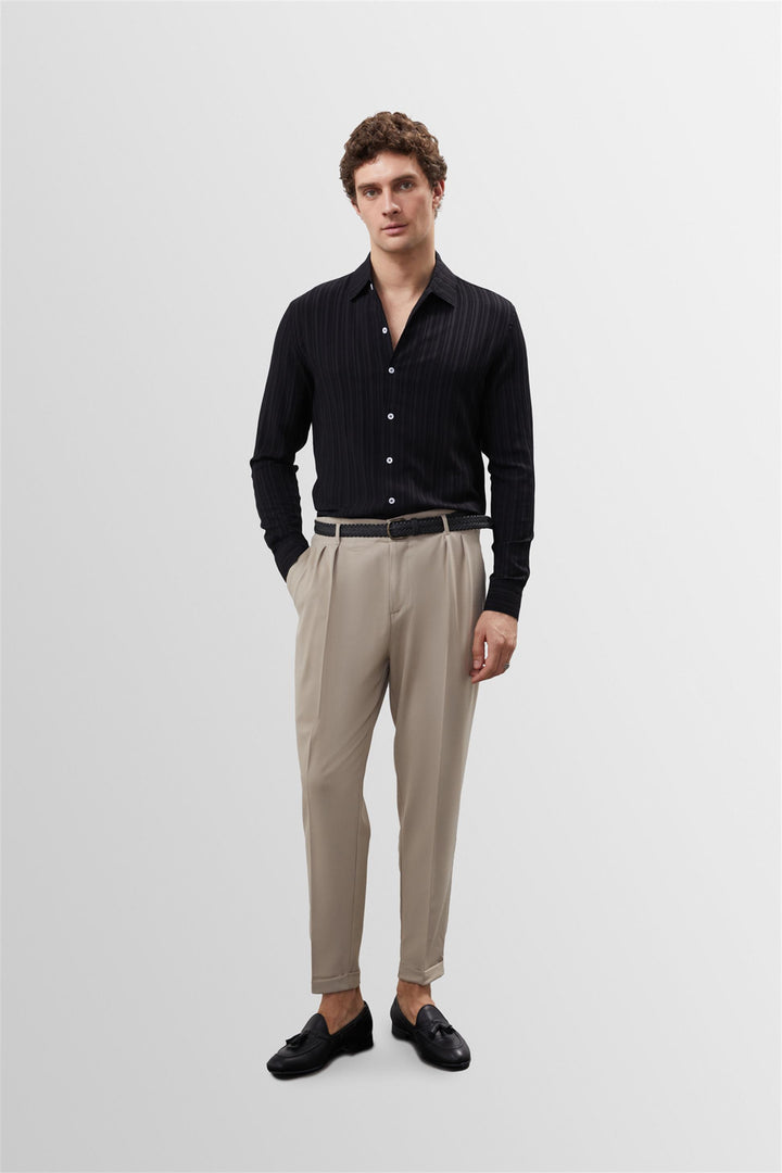 ANT Muslin Fabric Slim Fit Men's Shirt - Vawkavysk