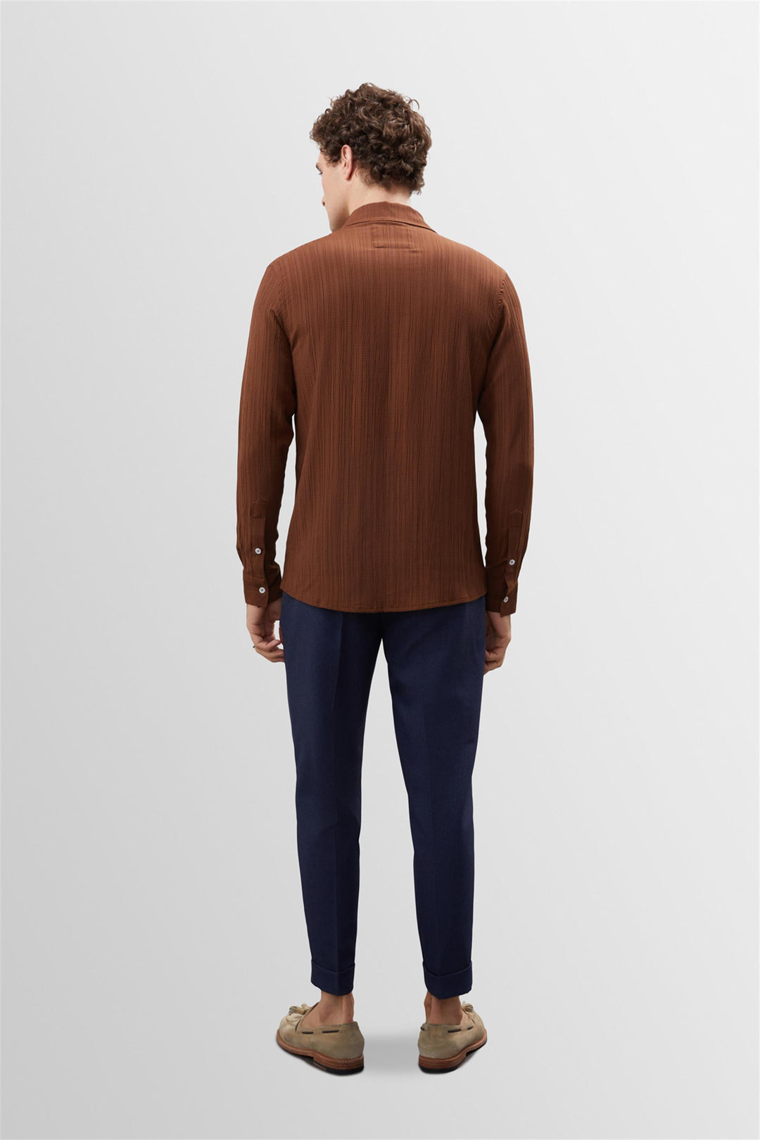 ANT Muslin Fabric Slim Fit Men's Shirt - Irvine