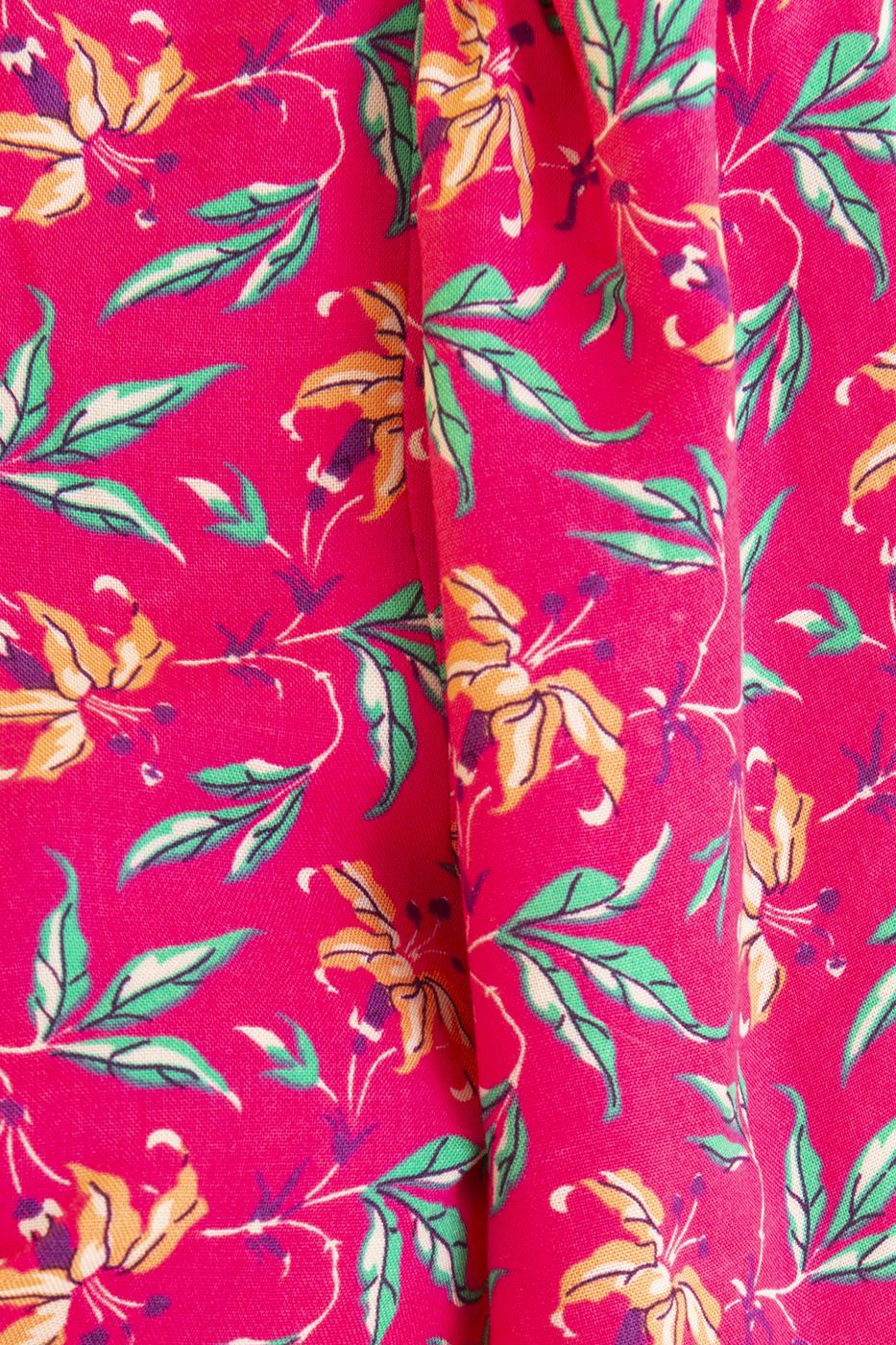 BSL Women Tie Front Crop Blouse - Houma