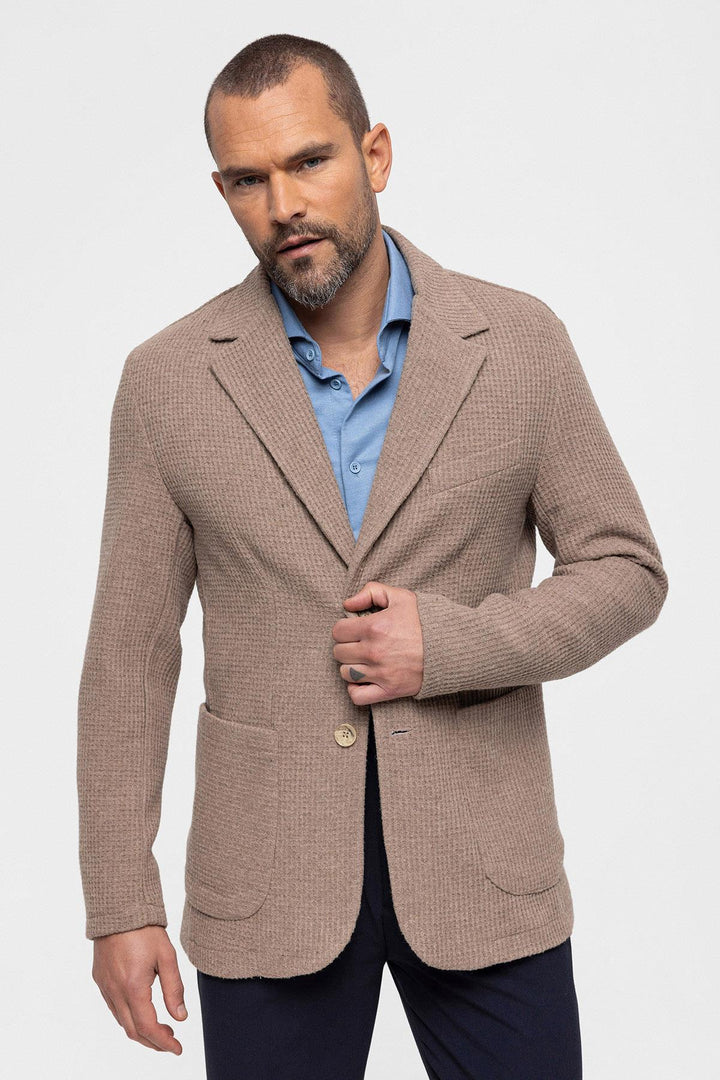 ANT Knitted Textured Men's Jacket - Mount Pleasant