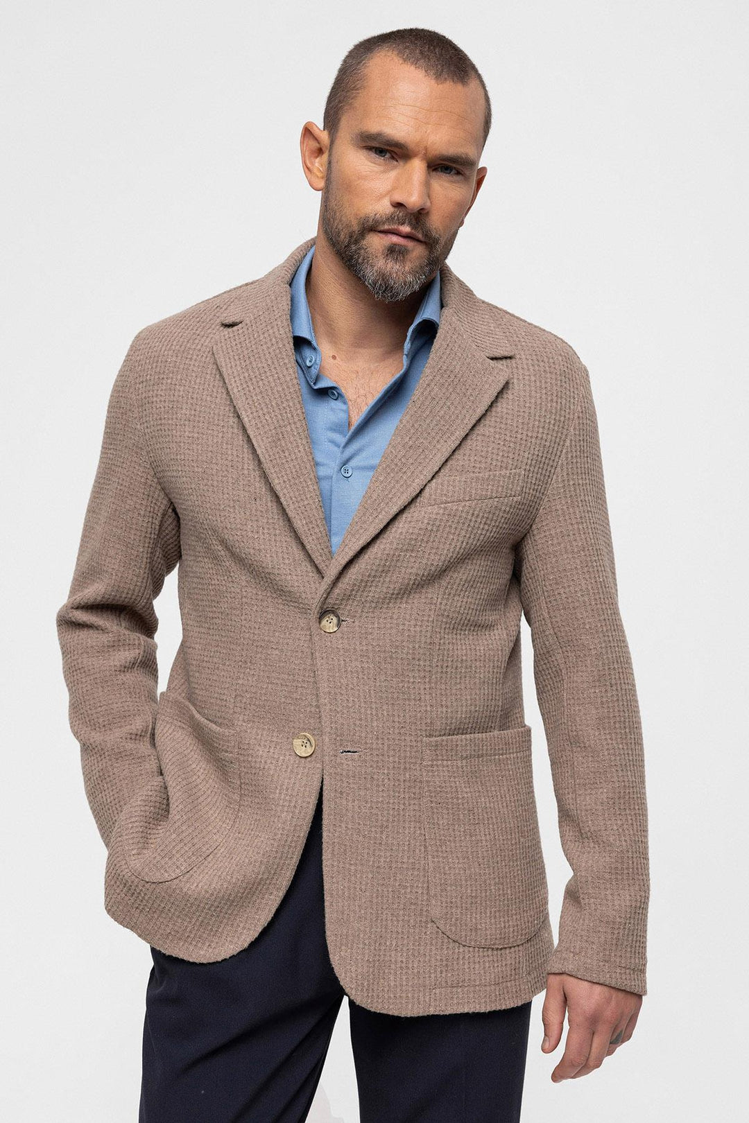 ANT Knitted Textured Men's Jacket - Mount Pleasant
