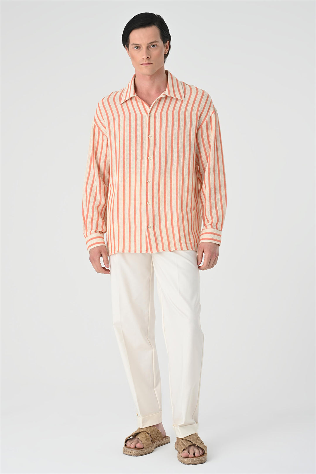 ANT Oversize Striped Men's Shirt - Cagnes-sur-Mer