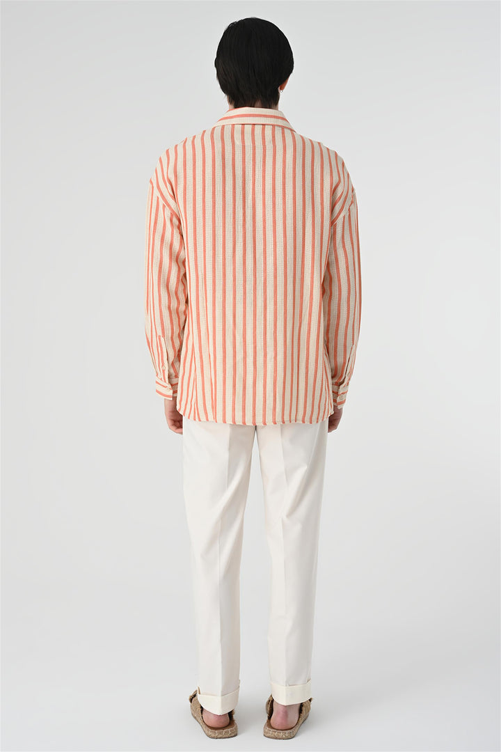 ANT Oversize Striped Men's Shirt - Cagnes-sur-Mer
