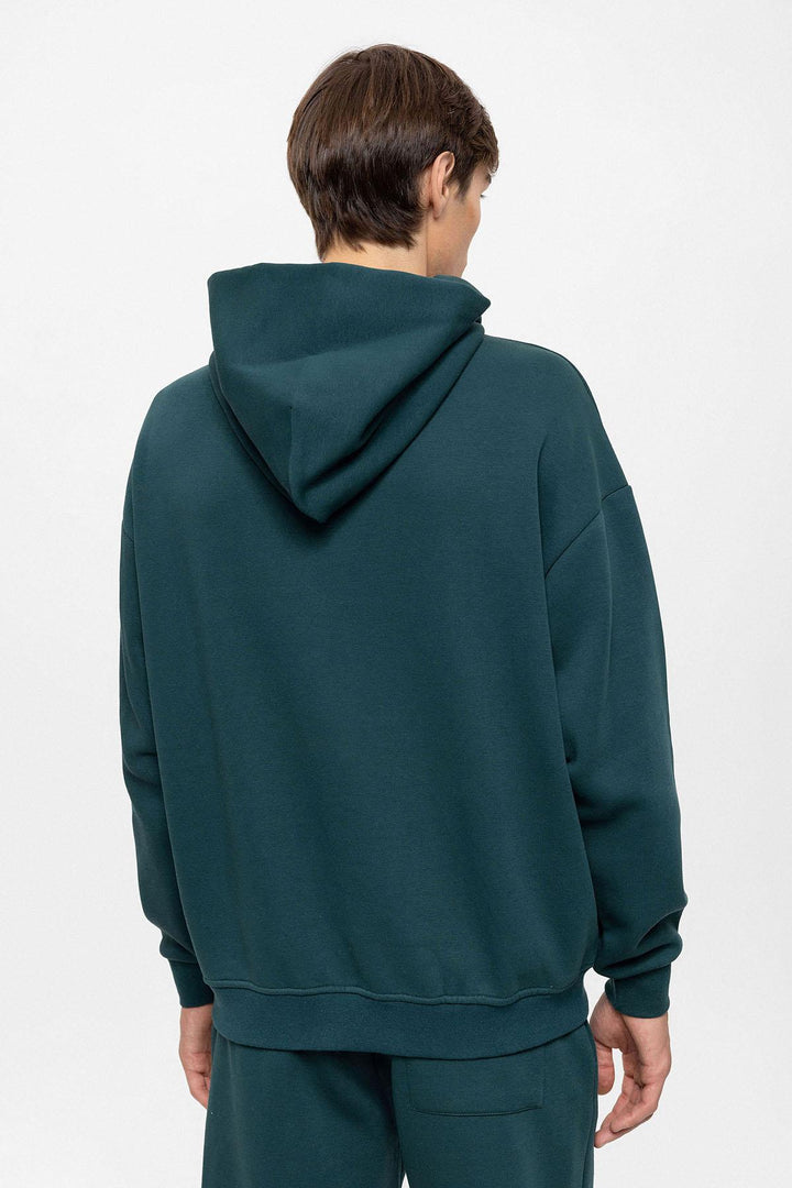 ANT Oversize Hooded Men's Sweatshirt - Poti