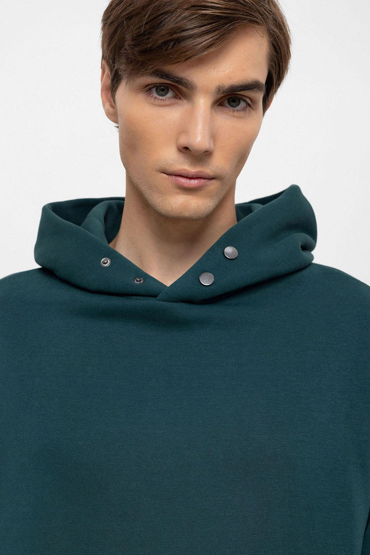 ANT Oversize Hooded Men's Sweatshirt - Poti
