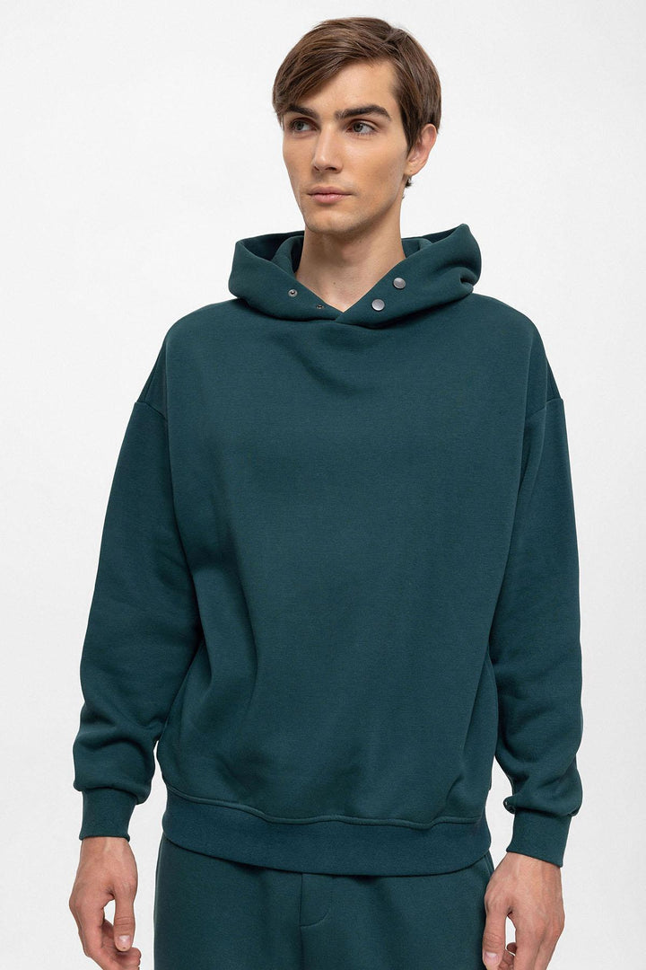 ANT Oversize Hooded Men's Sweatshirt - Poti