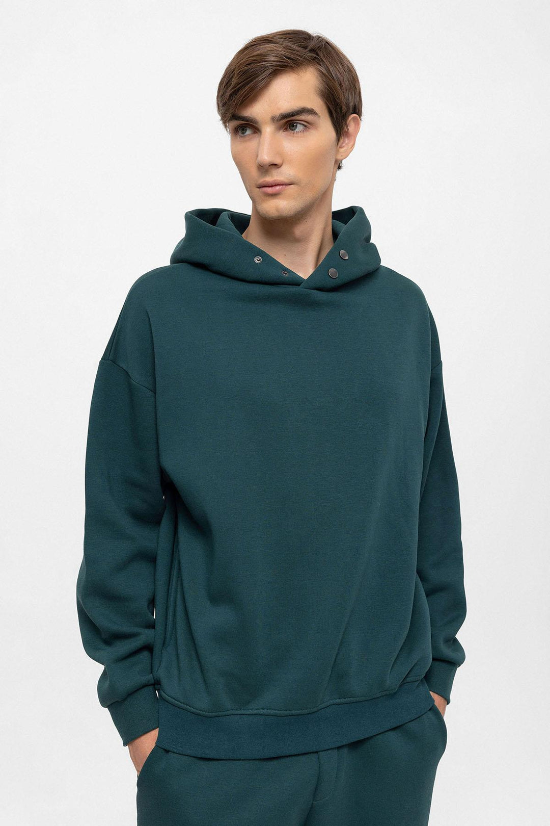 ANT Oversize Hooded Men's Sweatshirt - Poti