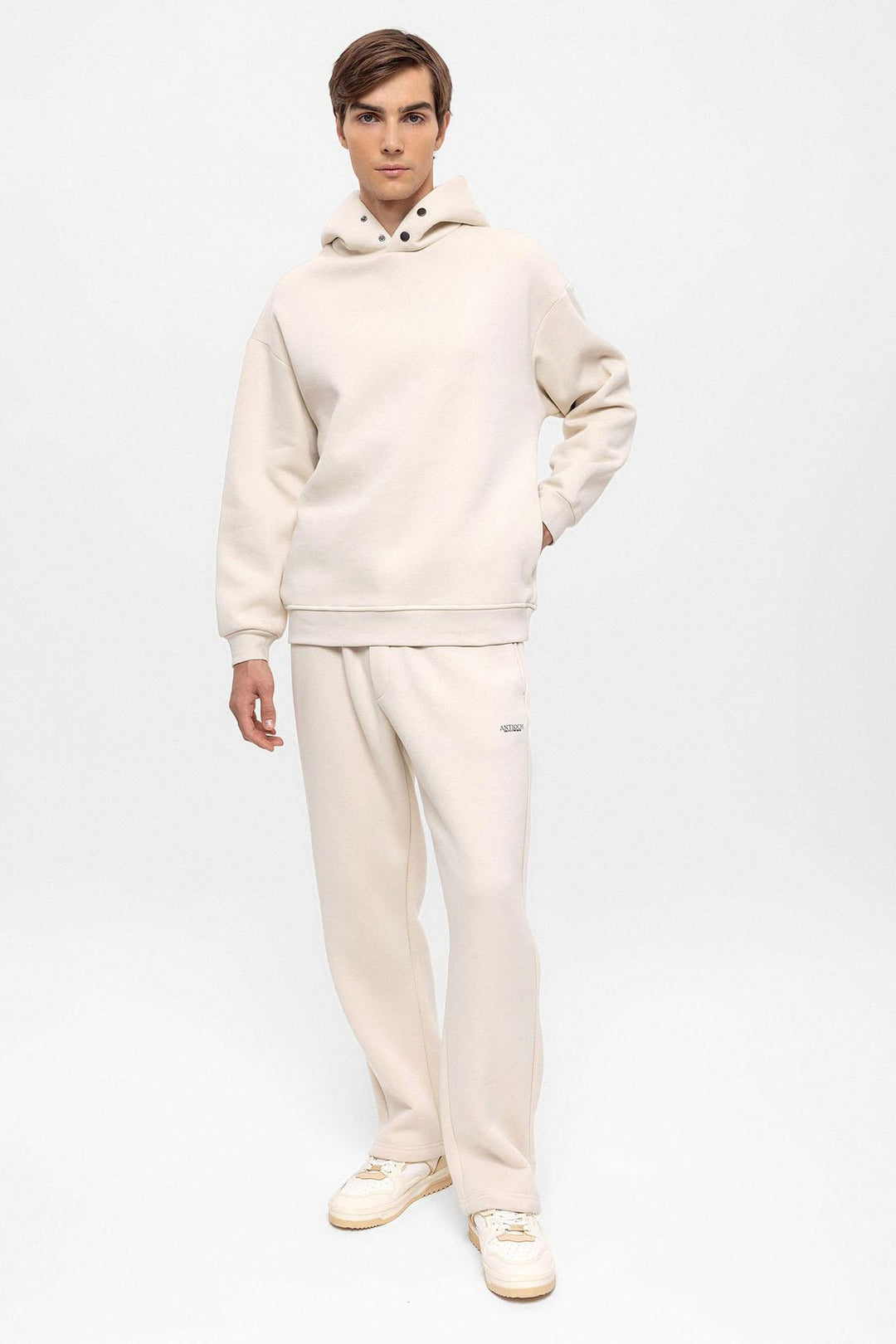 ANT Oversize Hooded Men's Sweatshirt - Utica