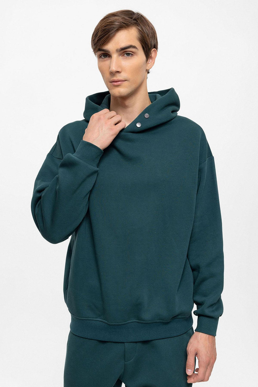 ANT Oversize Hooded Men's Sweatshirt - Poti