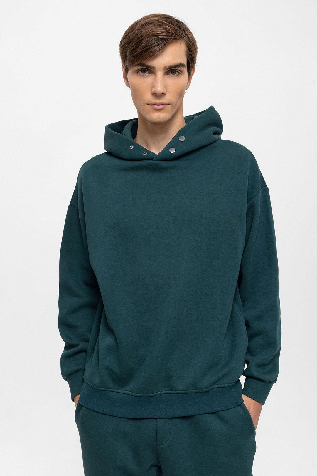 ANT Oversize Hooded Men's Sweatshirt - Poti