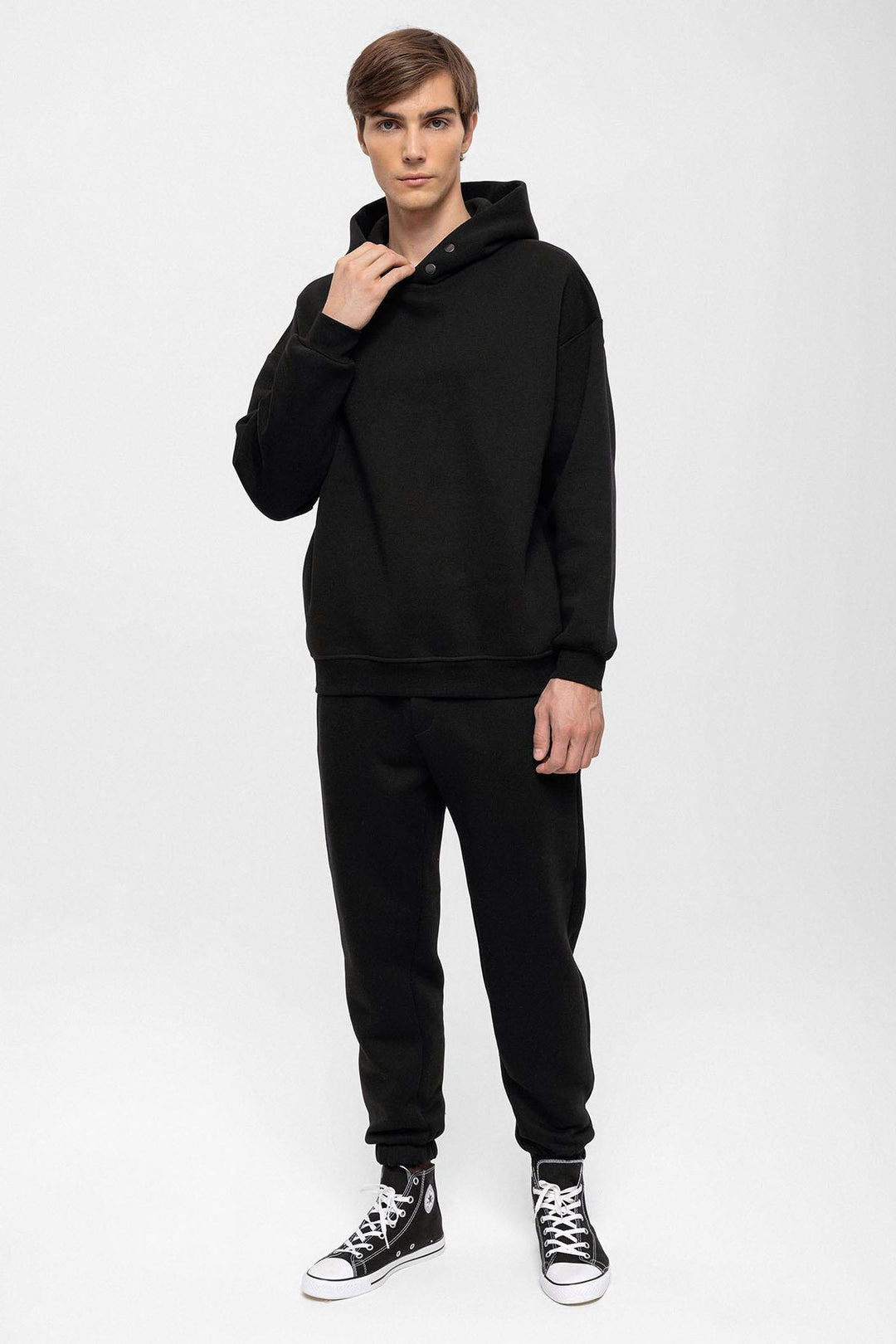 ANT Oversize Hooded Men's Sweatshirt - Natick