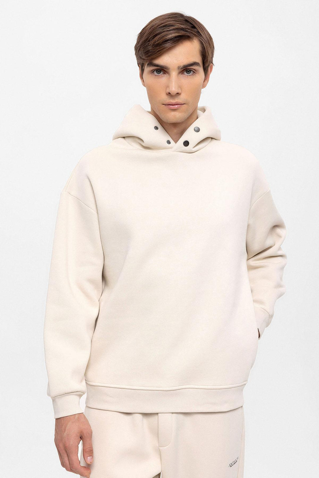 ANT Oversize Hooded Men's Sweatshirt - Utica