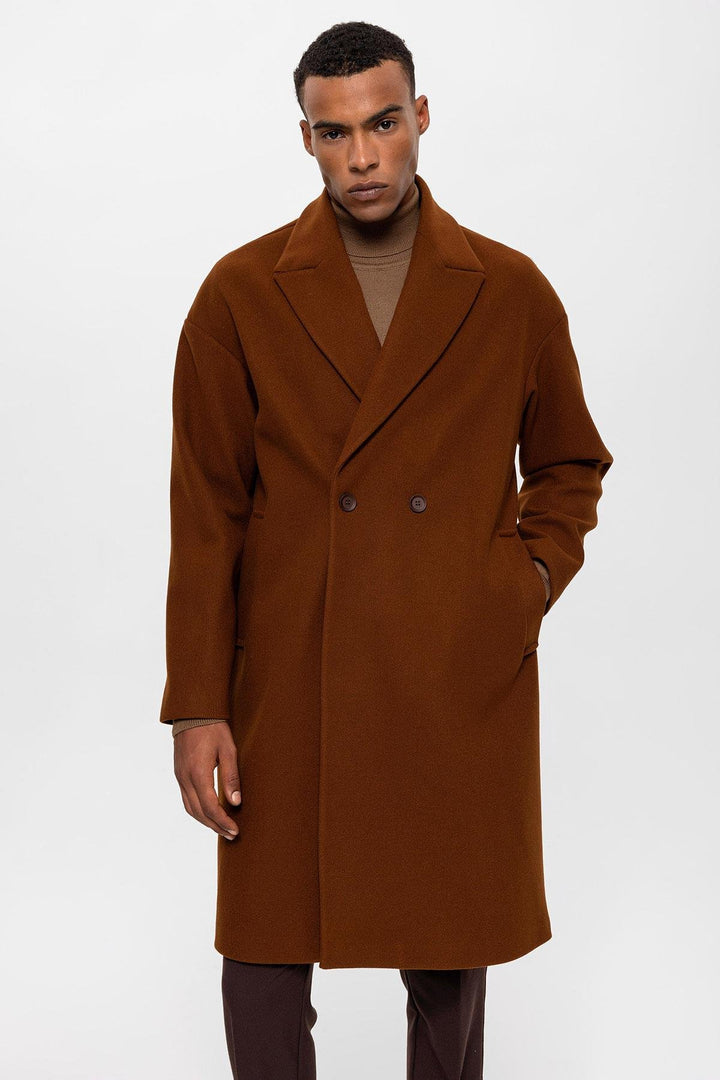 ANT Oversize Double Breasted Men's Coat - Holly Springs