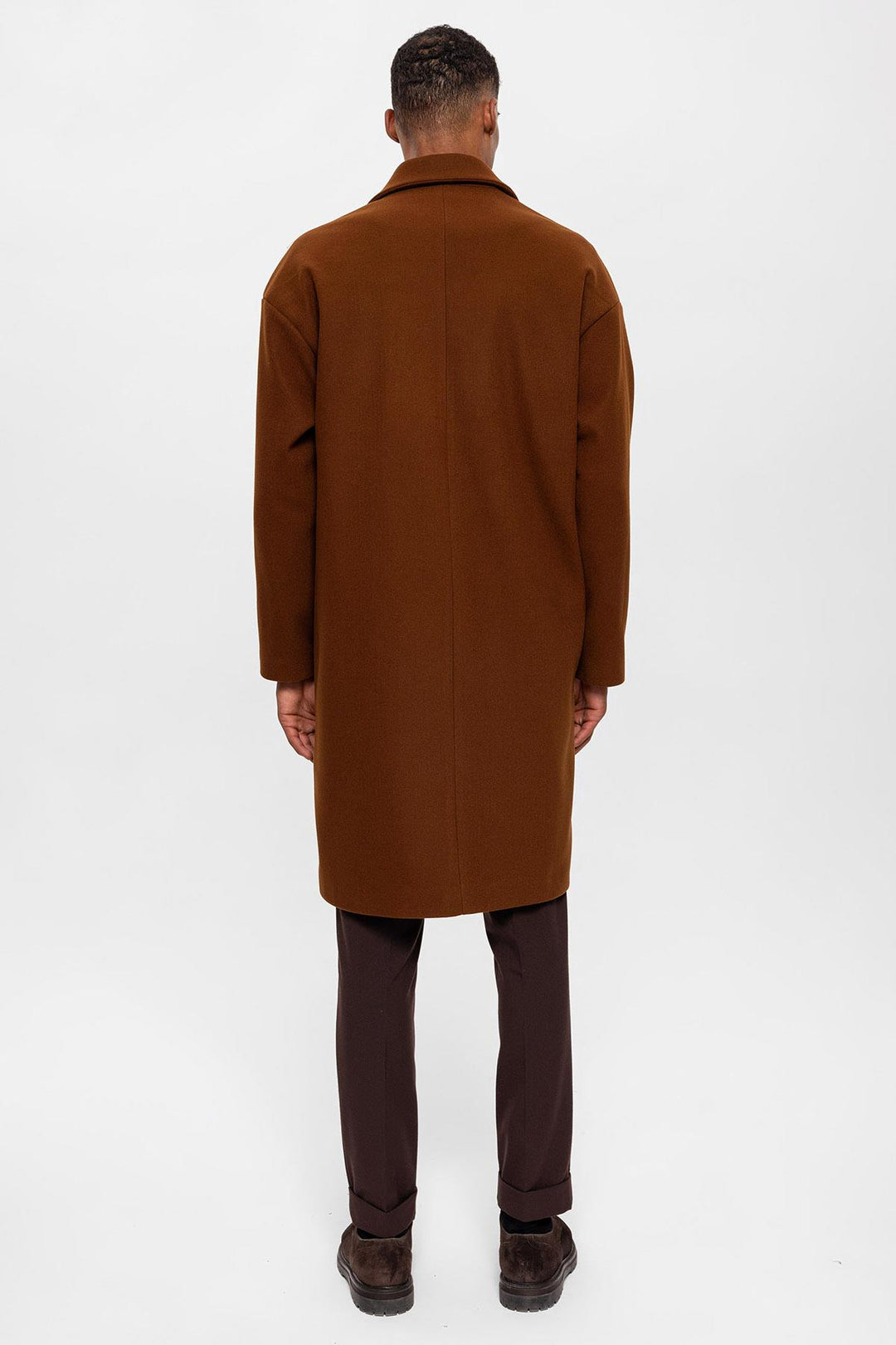 ANT Oversize Double Breasted Men's Coat - Holly Springs