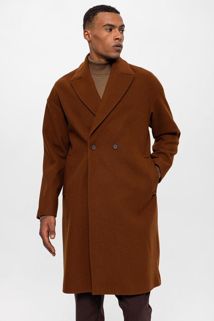ANT Oversize Double Breasted Men's Coat - Holly Springs