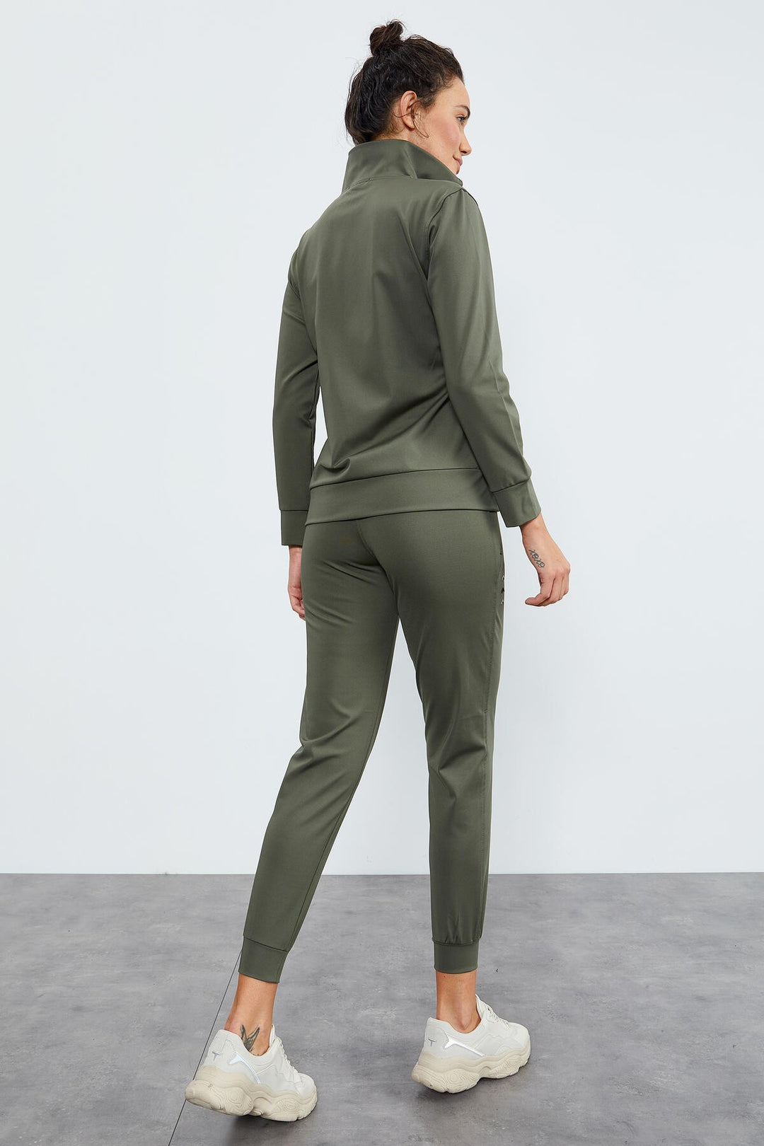 TMY Çağla Zip Pocket Scuba Fabric Standard Pattern Jogger Women's Tracksuit - 95271 - North Little Rock