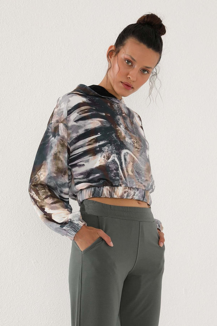 TMY Çağla High Waist Pocket Comfortable Fit Classic Leg Women's Sweatpants - 94584 - Modica