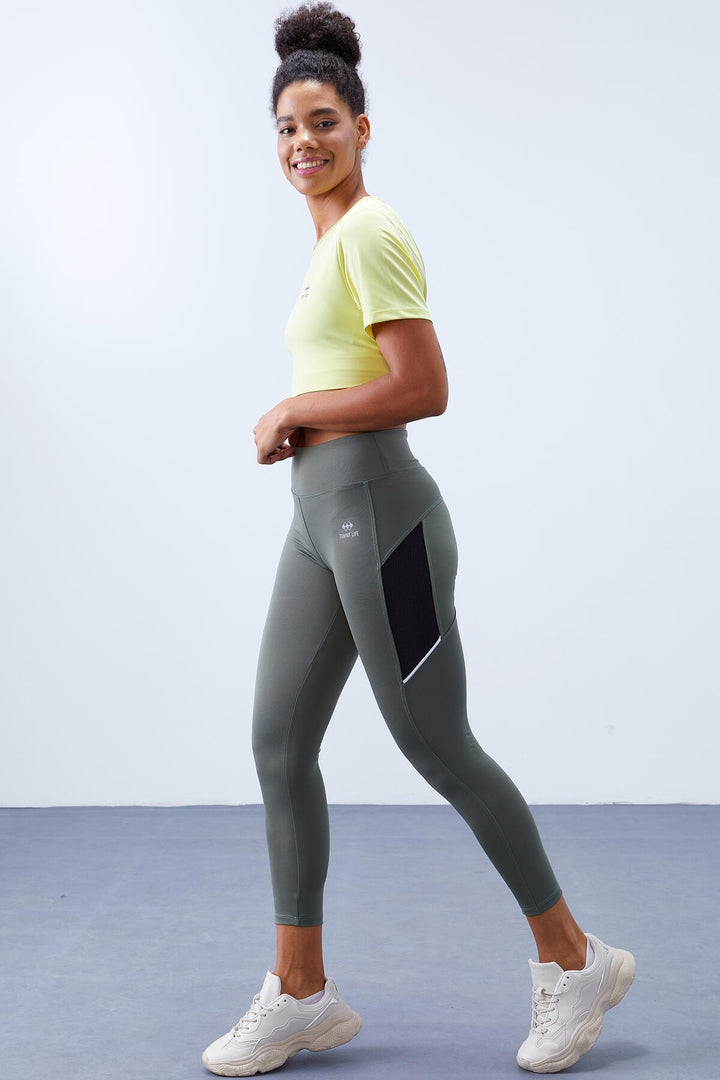 TMY Çağla High Waist Shaping Slim Fit Women's Leggings - 94537 - Bakhmut