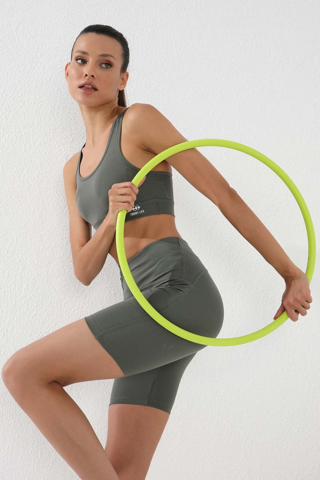TMY Çağla High Waist Shaping Short Biker Women's Leggings - 91007 - Marhanets