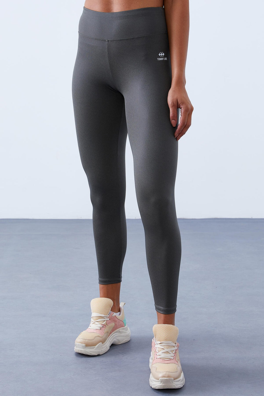 TMY Çağla High Waist Shaping Back Detailed Slim Fit Bustier Women's Leggings Set - 95281 - Erding