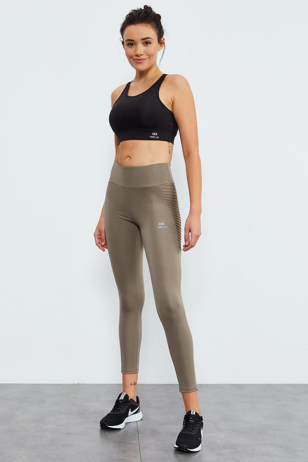 TMY Camel High Waist Shaper Slim Fit Skinny Leg Women's Leggings - 94568 - Georgetown