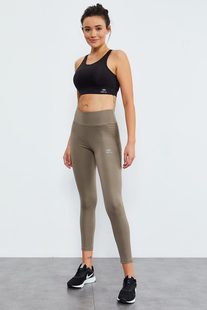 TMY Camel High Waist Shaper Slim Fit Skinny Leg Women's Leggings - 94568 - Georgetown