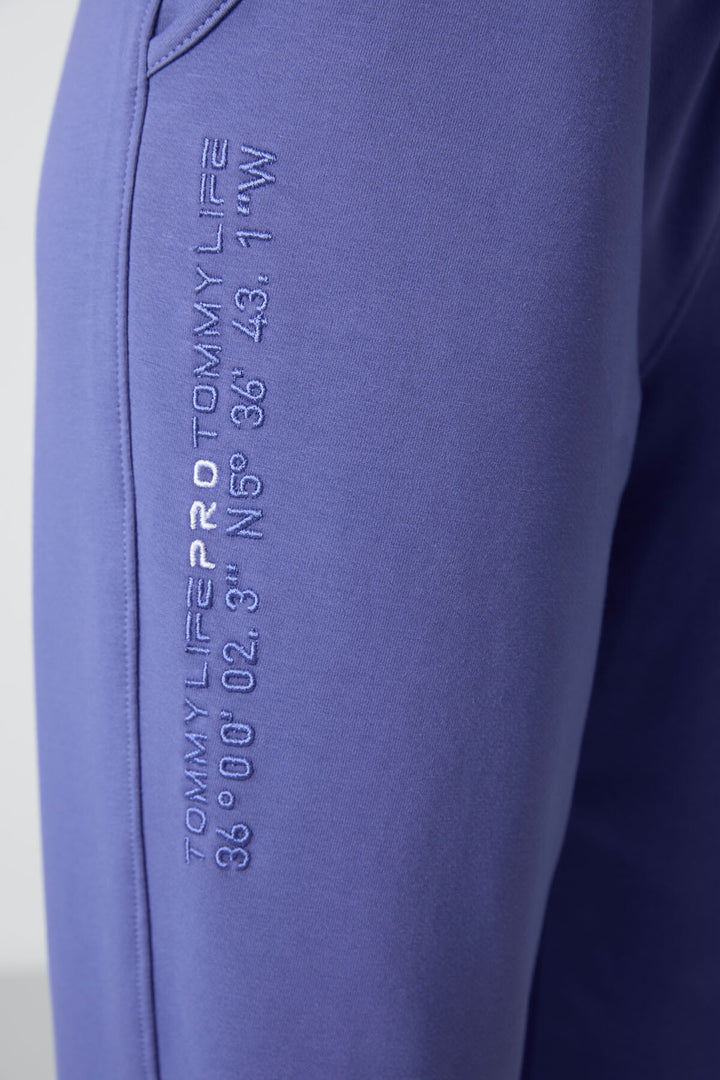 TMY Lilac Hooded Kangaroo Pocket Oversized Cuff Women's Tracksuit - 95288 - Kingston