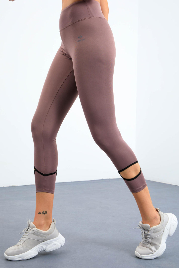 TMY Rose Dry Wrists Window High Waist Slim Fit Skinny Leg Women's Leggings - 94610 - Esposende