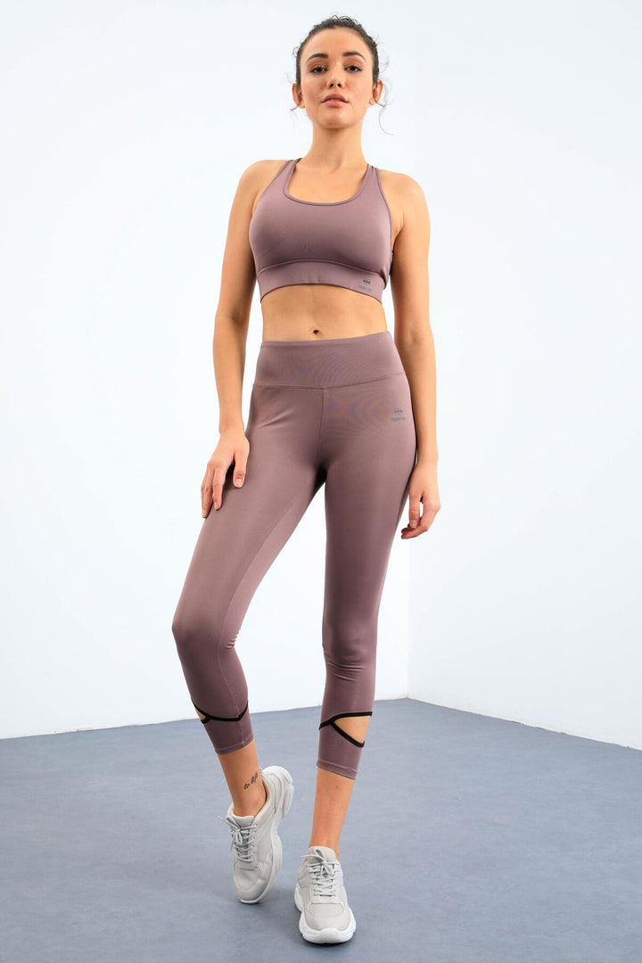 TMY Rose Dry Wrists Window High Waist Slim Fit Skinny Leg Women's Leggings - 94610 - Esposende