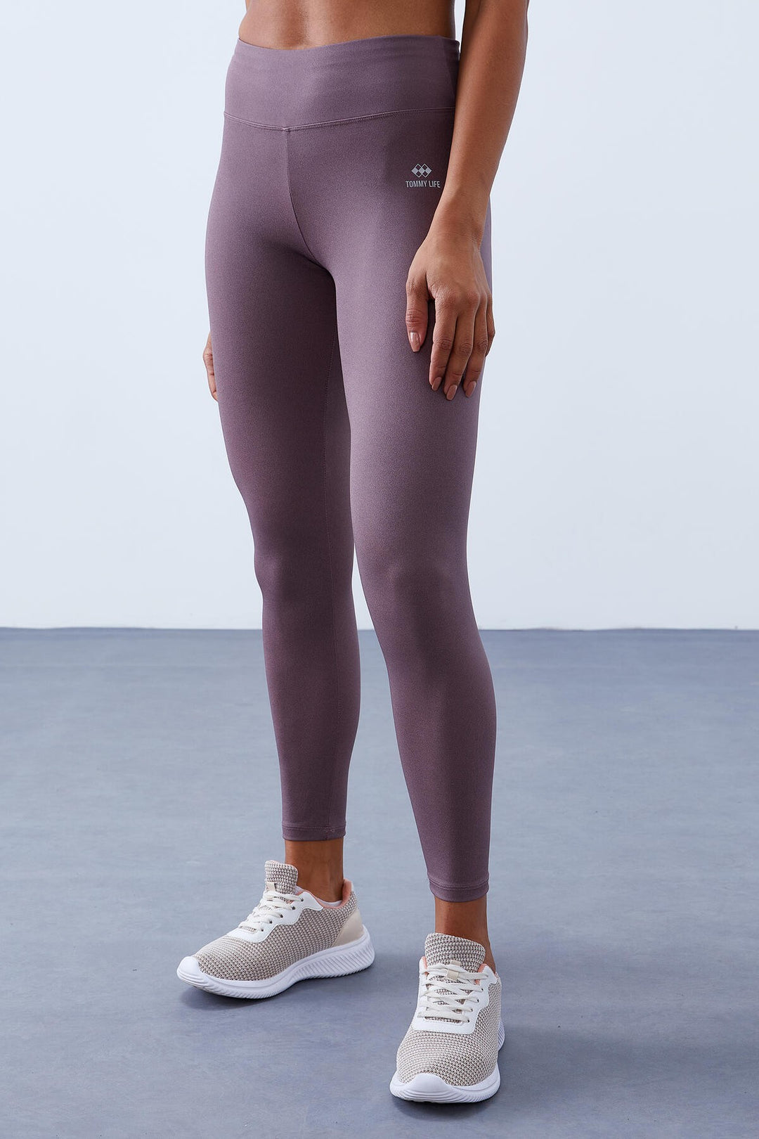 TMY Rose Dried High Waist Shaping Detailed Slim Fit Bustier Women's Leggings Set - 95281 - Temascalcingo