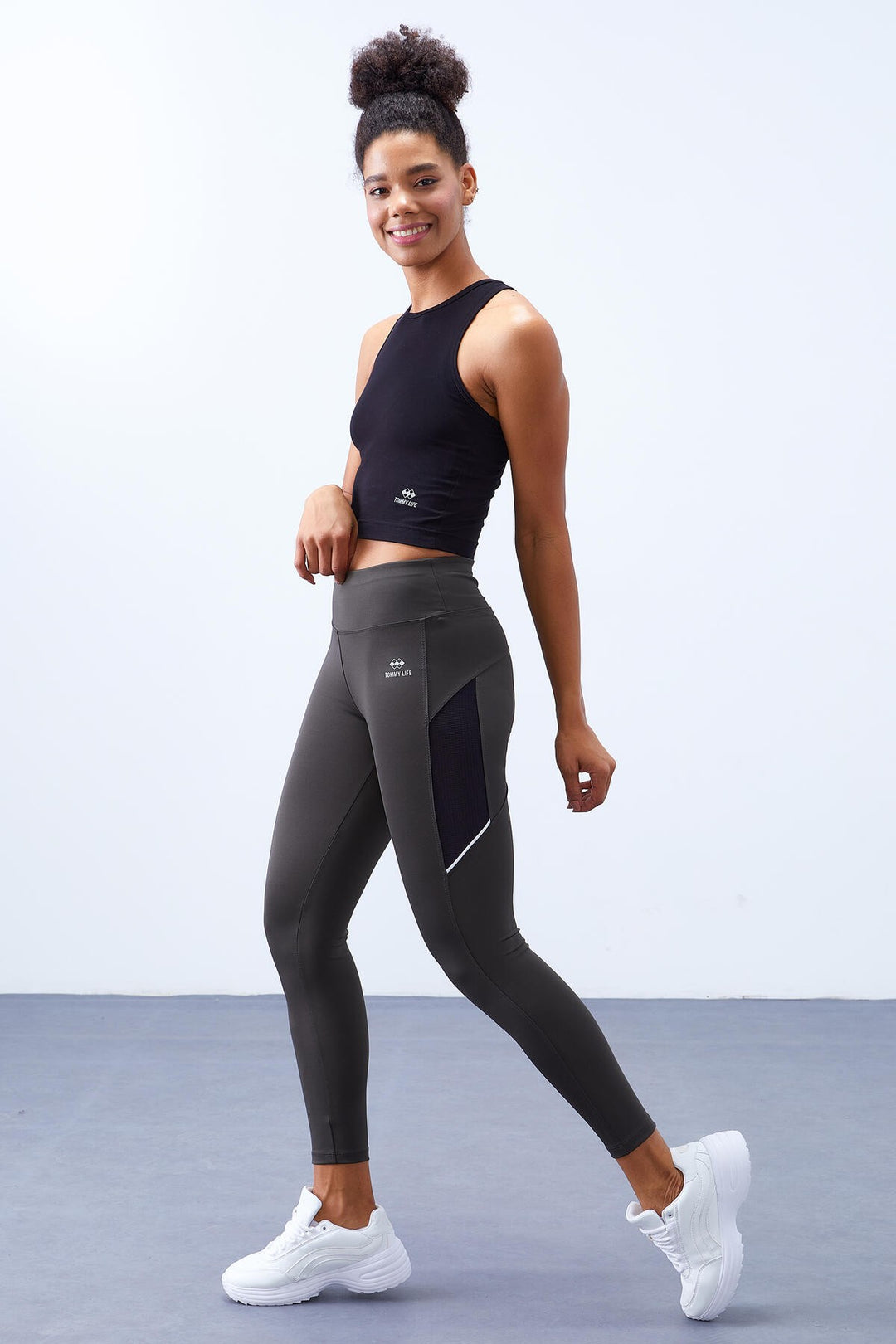 TMY Haki High Waist Shaping Skinny Leggings for Women - 94537 - North Ridgeville