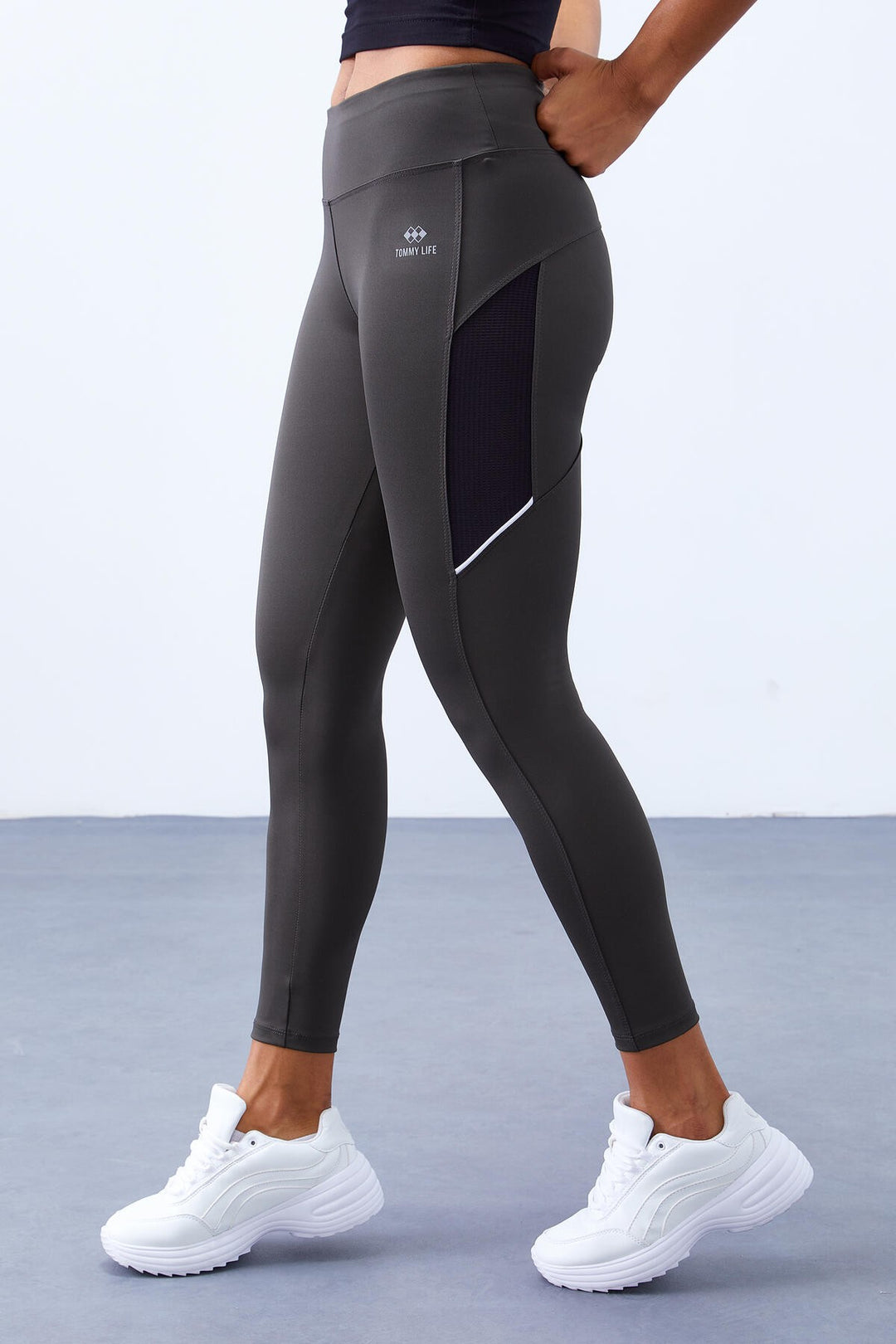 TMY Haki High Waist Shaping Skinny Leggings for Women - 94537 - North Ridgeville